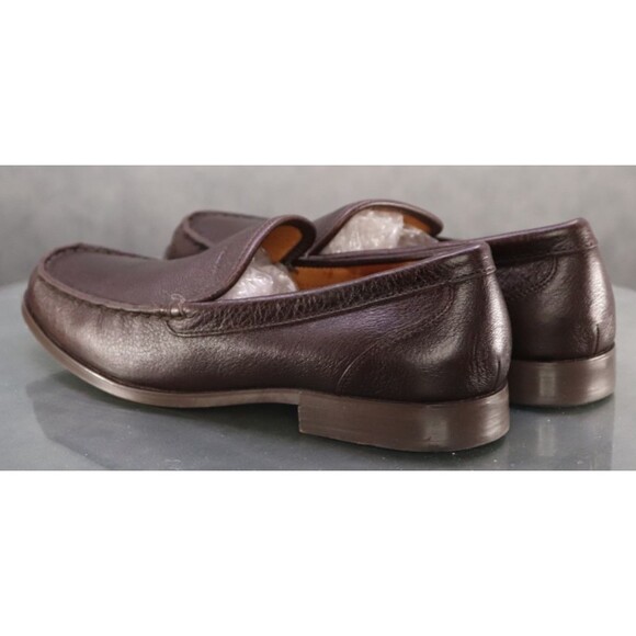 Coach Thomas $295 Men's Slip Ons Loafers Shoes Size 11 D Leather Brown - Picture 6 of 11
